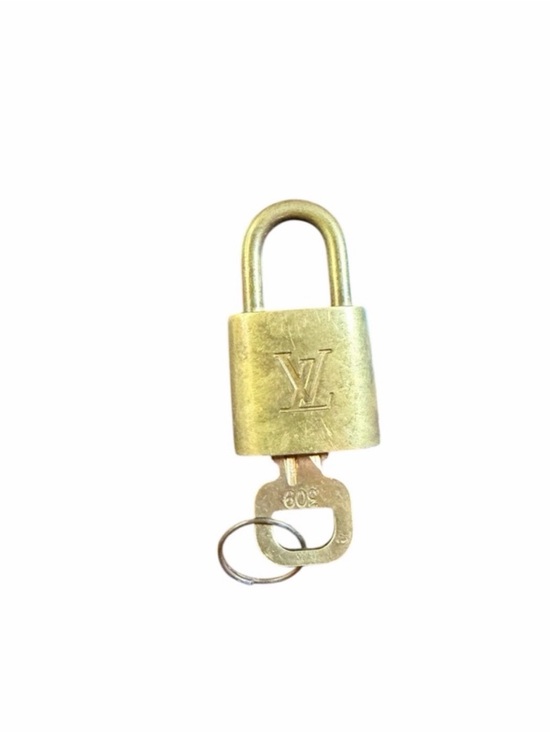 Louis Vuitton Handbags - Louis Vuitton # 309 Brass gold tone Padlock with Key